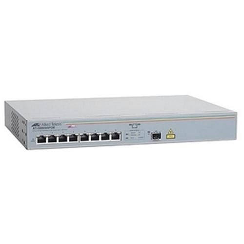 AT-GS900/8POE-10 Allied Telesis 8-Ports 10/100/1000BT PoE Unmanaged Gbit Switch + 1 SFP Slot (Refurbished)