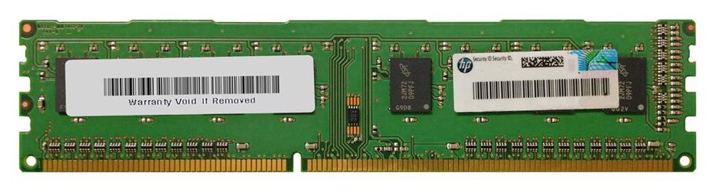 B4U35AT-DDC HP 2GB PC3-12800 DDR3-1600MHz non-ECC Unbuffered CL11 240-Pin DIMM Single Rank Memory Module
