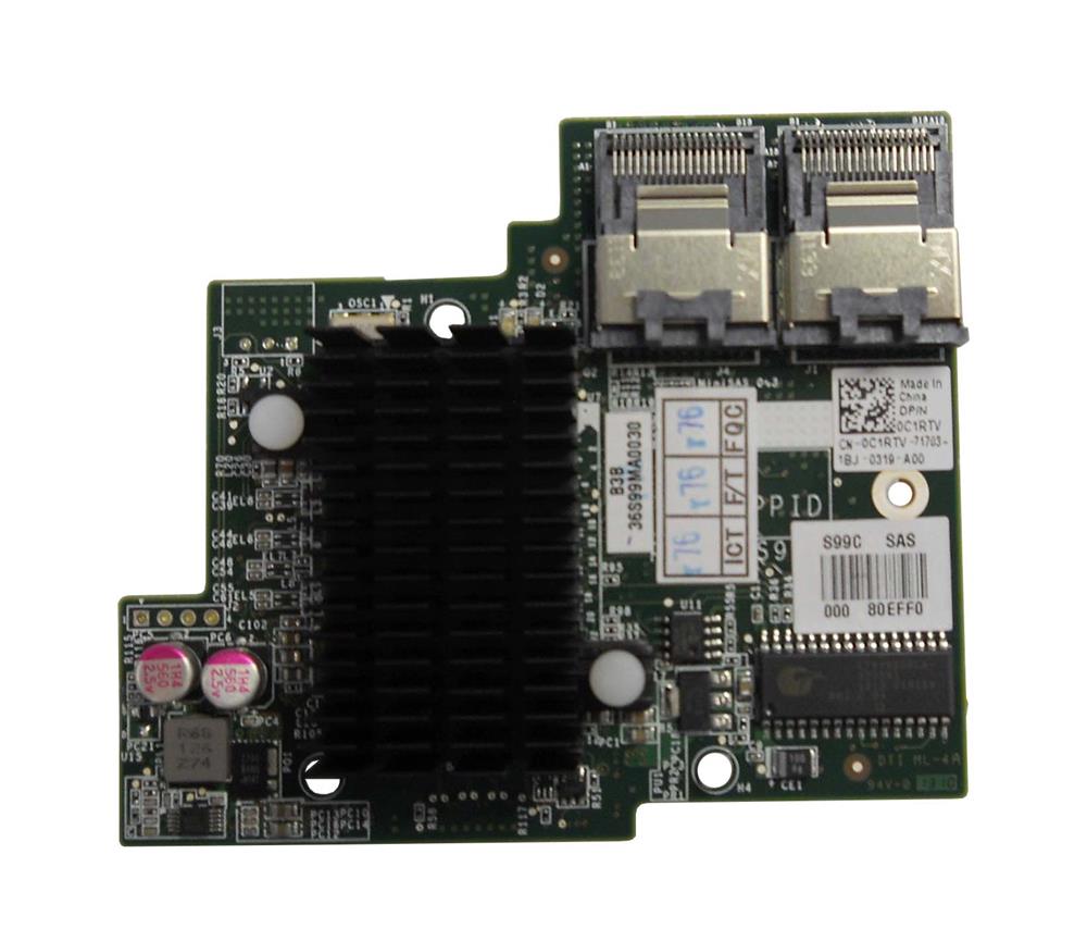 C1RTV Dell Dual Port mini-SAS 6Gbps PCI Express RAID Controller Card for PowerEdge C2100