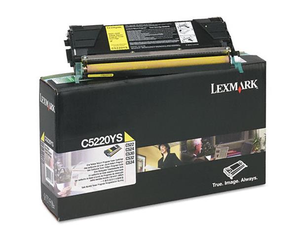 C5220YS-C Lexmark 3000 Pages Yellow Laser Toner Cartridge C Series Printer
