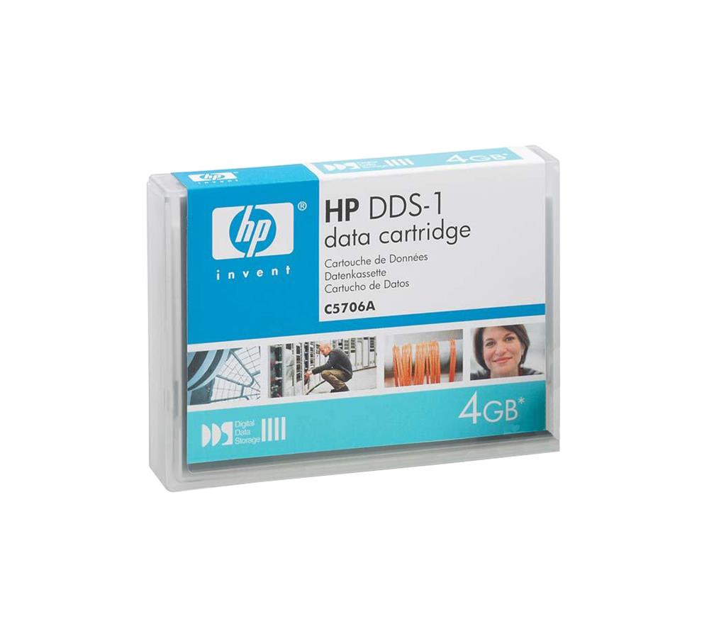 C5706A HP 2GB(Native) / 4GB(Compressed) DDS-1 4mm Tape Media Cartridge (Refurbished)