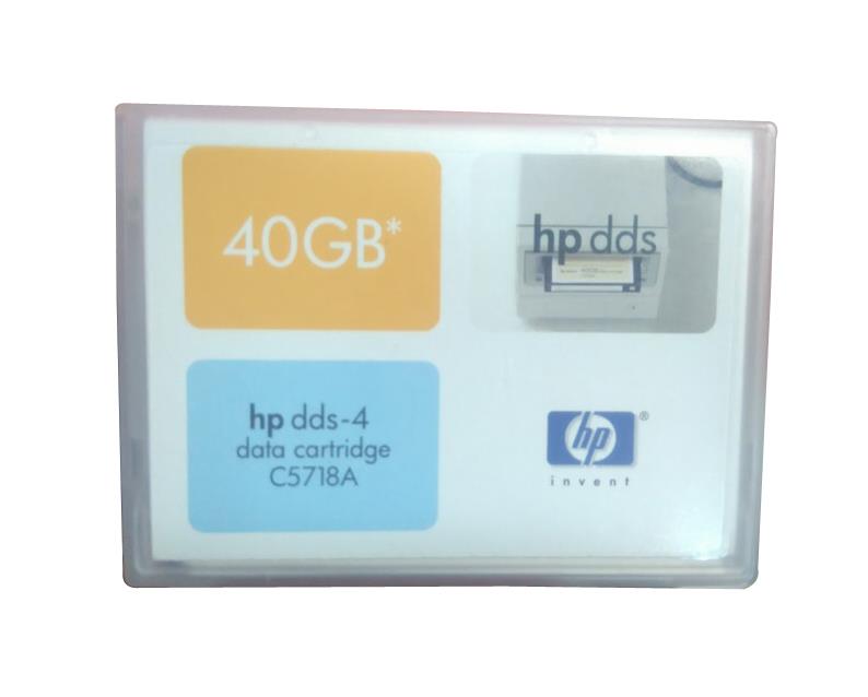 C5718A HP 20GB Native / 40GB Compressed DDS-4 4mm Tape Media Cartridge (Refurbished)