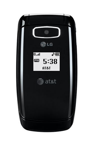 CE110 LG Cellular Phone Flip Black AT&T 1.6" LCD 128 x 128 Dual Band Bluetooth USB 3.17 Hour Talk Time (Refurbished)