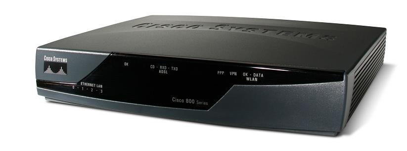 CISCO878-SEC-K9/NOAC Cisco 878 4-Port LAN 10/100Base-TX (RJ-45) 1 x WAN Integrated Service Router (Refurbished)