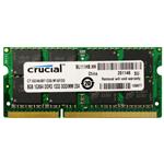 Crucial 8GB PC3-10600 DDR3-1333MHz non-ECC Unbuffered CL9 204-Pin SoDimm 1.35V Low Voltage Dual Rank Memory Module Mfr P/N CT102464BF1339.M16FDD