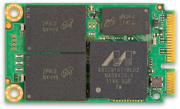 CT120M500SSD3 Crucial M500 Series 120GB MLC SATA 6Gbps mSATA Internal Solid State Drive (SSD)