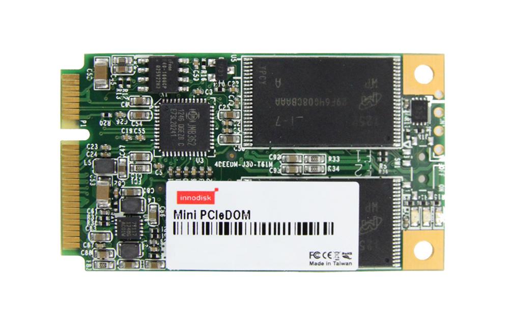 DEEDM-64GJ30AC1QB InnoDisk 1SE Series 64GB SLC PCI Express 1.0 x1 mini PCIeDOM Internal Solid State Drive (SSD)
