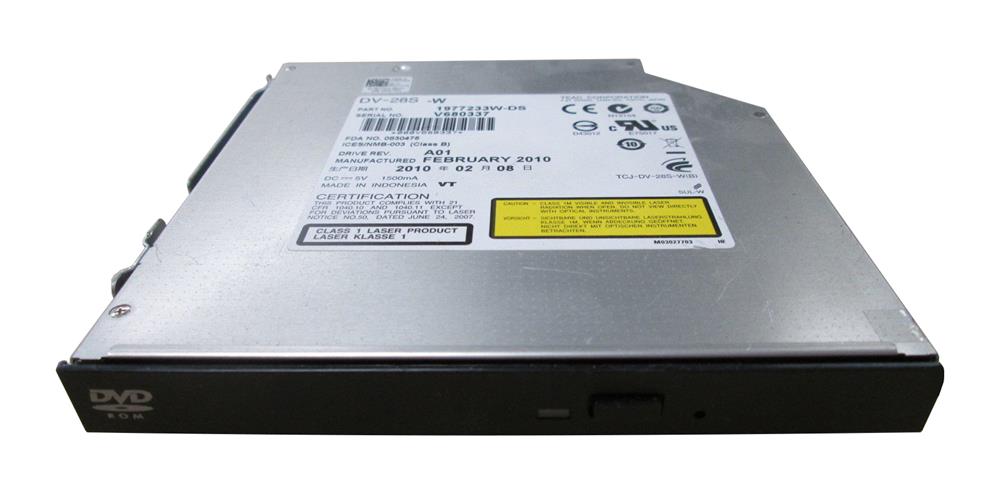 DV-28S-06 TEAC Slim 24x CD/8x DVD SATA 1.5Gbps DVD-ROM Optical Drive Black