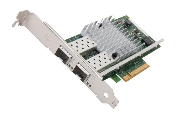 E10G42BTDA-HP HP Intel X520-T2 Dual-Ports 10Gbps 10Gigabit PCI Express 2.0 x8 Converged Ethernet Copper Network Adapter