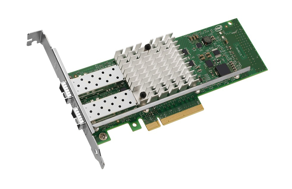 E10G42BTDABLK Intel Dual-Ports SFP+ 10Gbps 10 Gigabit Ethernet PCI Express 2.0 x8 Converged Server Network Adapter