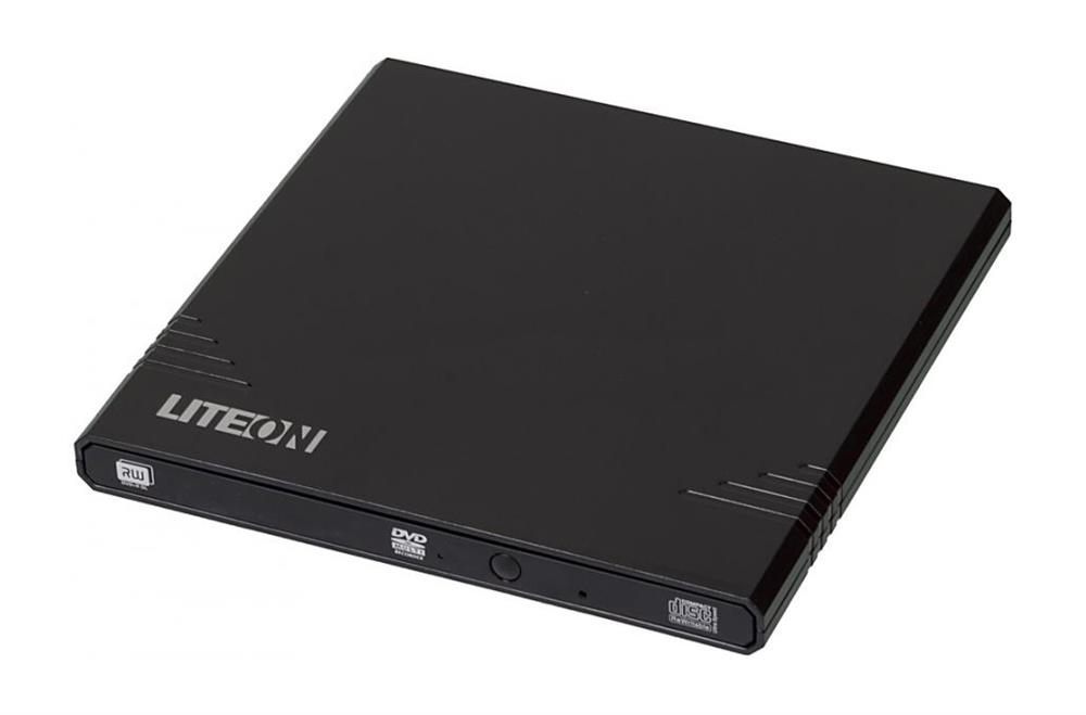 EBAU108-01 Lite On 8x USB 2.0 Ultra Slim External DVD-RW External USB DVD Writer (Refurbished)