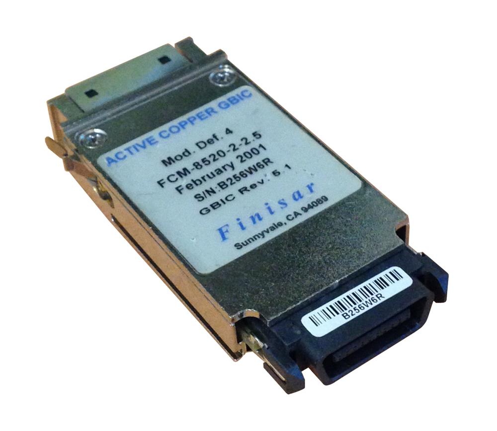 FCM-8520-2-2.5 Finisar 2Gbps 1000Base-CX Copper 100m GBIC Transceiver Module