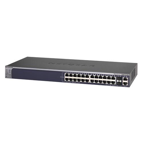 FSM7226RS-100EUS NetGear ProSafe Feature Rich 24-Ports 10/100Mbps Layer 2 Managed Stackable Switch (Refurbished)