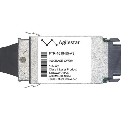 FTR-1619-55-AS Agilestar 1.25Gbps 1000Base-CWDM Single-mode Fiber 120km 1550nm SC Connector GBIC Transceiver Module