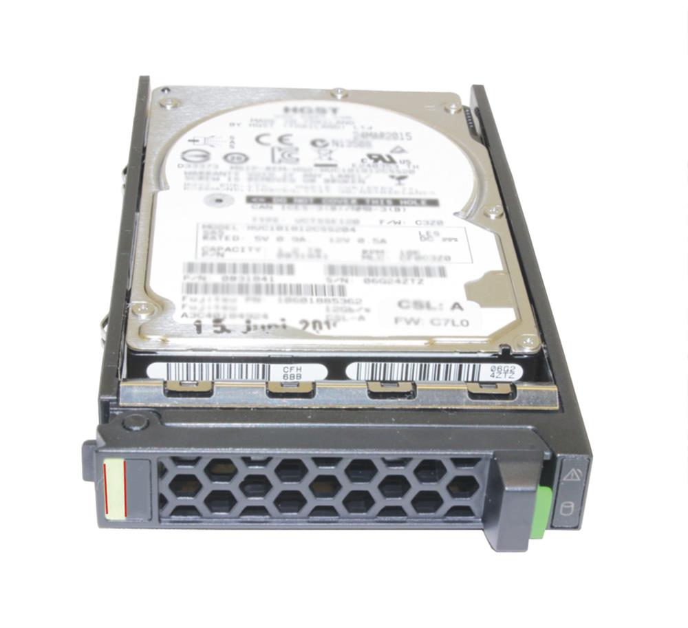 FTS:ETFDC1-L Fujitsu 1.2TB 10000RPM SAS 6Gbps (SED) 2.5-inch Internal Hard Drive for DX100 S3 and DX200 S3