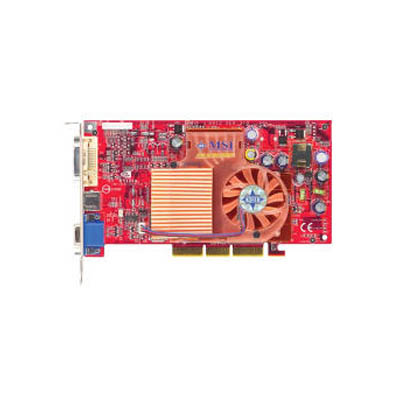 FX5600XT-VTDR128 MSI 128MB DDR SDRAM AGP 8x (2048 x 1536 Max Resolution) DVI-I VGA Composite Video and S-Video Connectors Video Graphics Card
