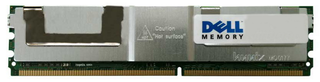 G052C Dell 1GB PC2-5300 DDR2-667MHz ECC Fully Buffered CL5 240-Pin DIMM Single Rank Memory Module