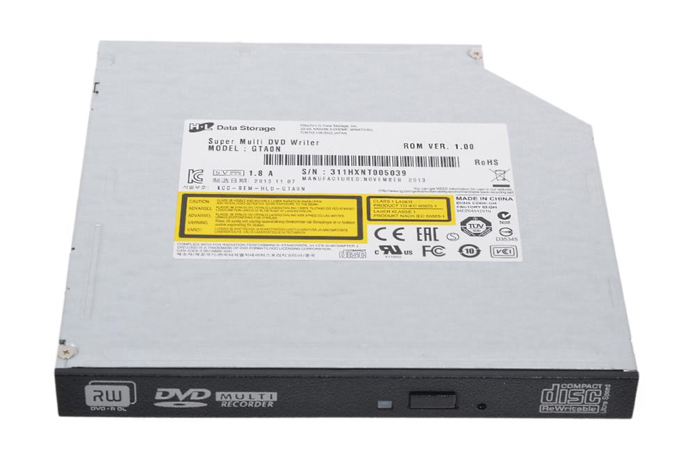 GTA0N01 LG Optical Drive DVD-Rw Slim Write Speed: 24x Cd 8x DVD Serial ATA-150 Internal
