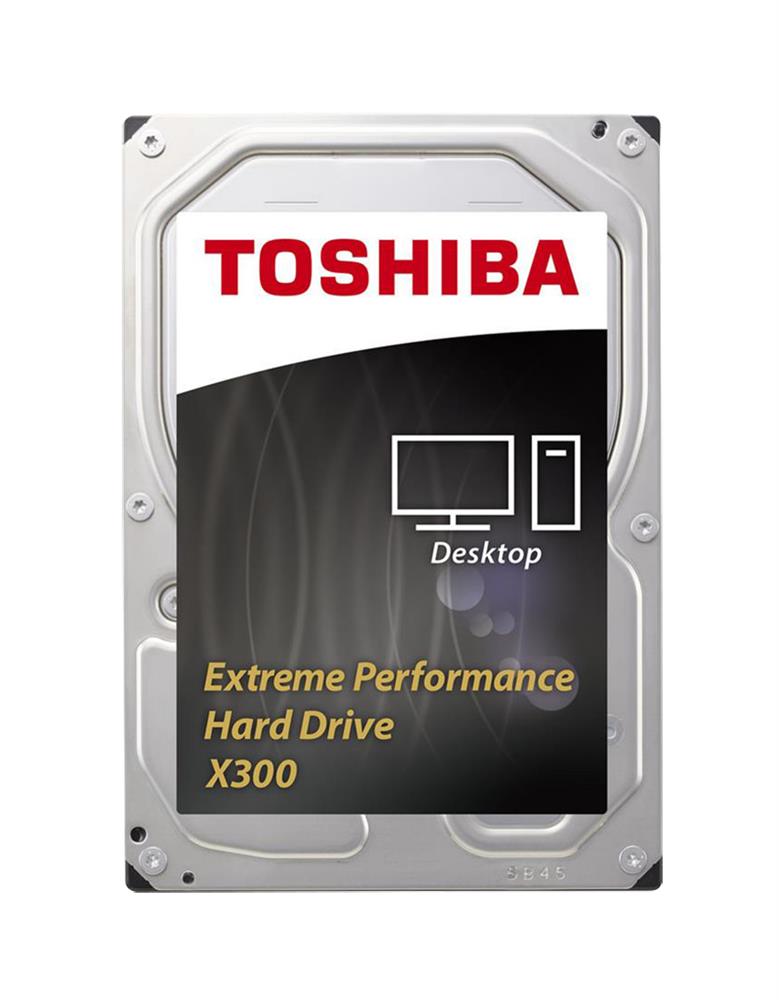 HDETS10GCA51 Toshiba X300 6TB 7200RPM SATA 6Gbps 128MB Cache (512e) 3.5-inch Internal Hard Drive