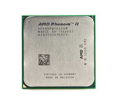 HDX850WFK42GM AMD Phenom II X4 850 Quad-Core 3.30GHz Socket AM3 PGA-938 Processor