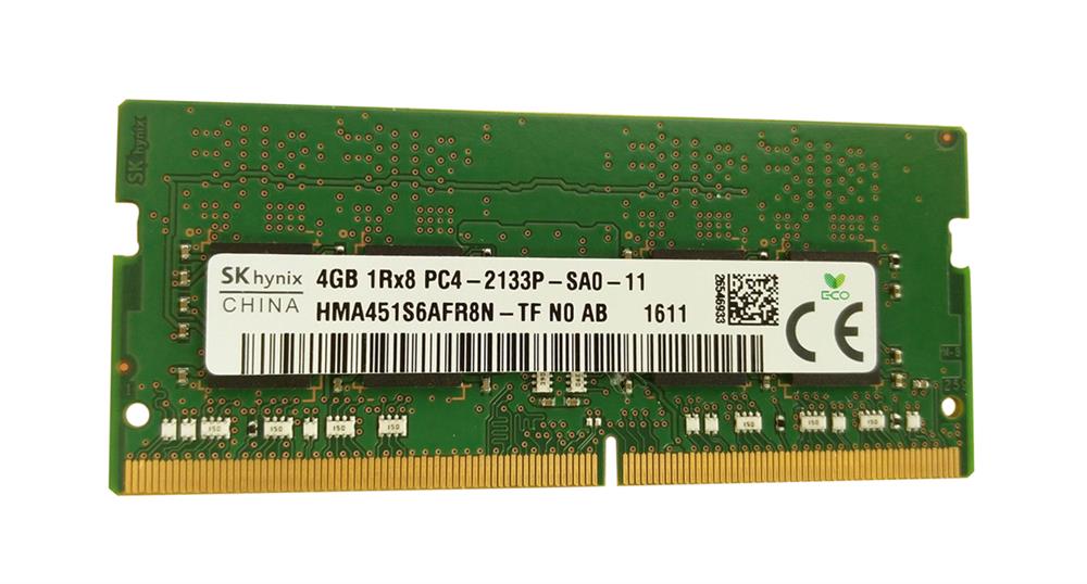 HMA451S6AFR8N-TF Hynix 4GB PC4-17000 DDR4-2133MHz non-ECC Unbuffered CL15 260-Pin SoDimm 1.2V Single Rank Memory Module