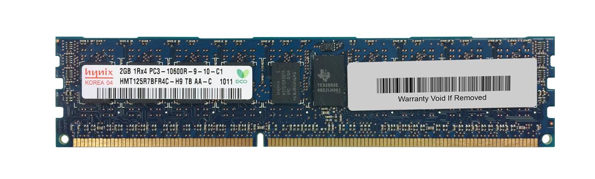 HMT125R7BFR4C-H9TB-AA-C Hynix 2GB PC3-10600 DDR3-1333MHz ECC Registered CL9 240-Pin DIMM Single Rank Memory Module
