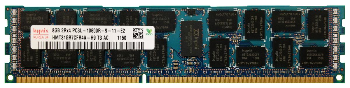 HMT31GR7CFR4A-H9 Hynix 8GB PC3-10600 DDR3-1333MHz ECC Registered CL9 240-Pin DIMM 1.35V Low Voltage Dual Rank Memory Module