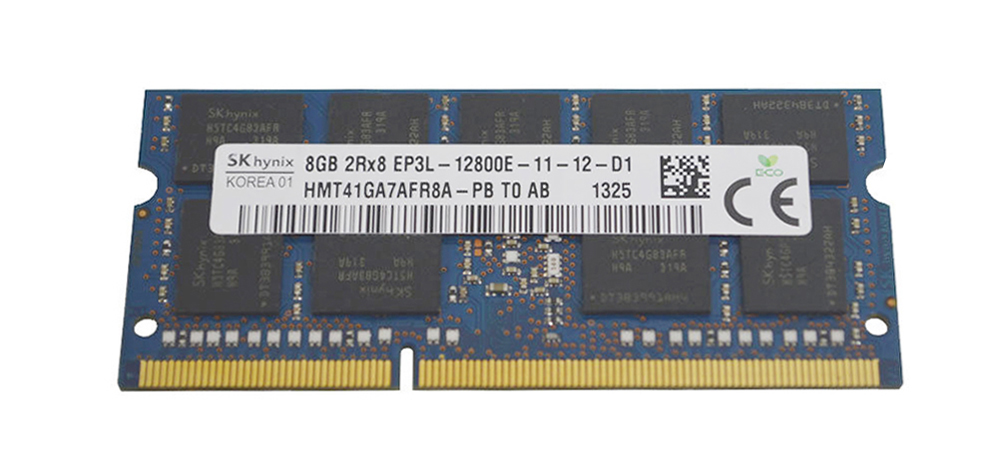 HMT41GA7AFR8A-PBT0 Hynix 8GB PC3-12800 DDR3-1600MHz ECC Unbuffered CL11 204-Pin SoDimm 1.35V Low Voltage Dual Rank Memory Module