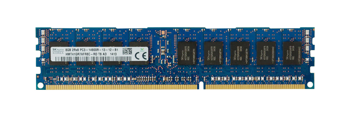 3D-PC318R13D8-8 8GB 1866MHz DDR3 PC3-14900 Reg ECC CL13 240-Pin Dual Rank x8 DIMM (P/N)