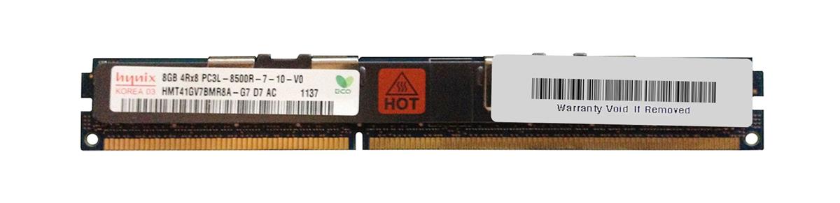 HMT41GV7BMR8A-G7D7-AC Hynix 8GB PC3-8500 DDR3-1066MHz ECC Registered CL7 240-Pin DIMM 1.35V Low Voltage Very Low Profile (VLP) Quad Rank Memory Module