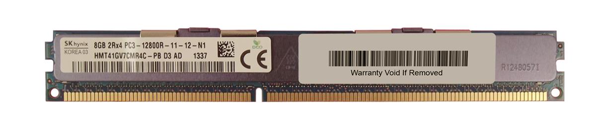 HMT41GV7CMR4C-PB Hynix 8GB PC3-12800 DDR3-1600MHz ECC Registered CL11 240-Pin DIMM Very Low Profile (VLP) Dual Rank Memory Module