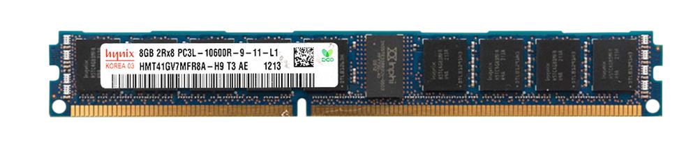 HMT41GV7MFR8A-H9T3 Hynix 8GB PC3-10600 DDR3-1333MHz ECC Registered CL9 240-Pin DIMM 1.35V Low Voltage Very Low Profile (VLP) Dual Rank Memory Module