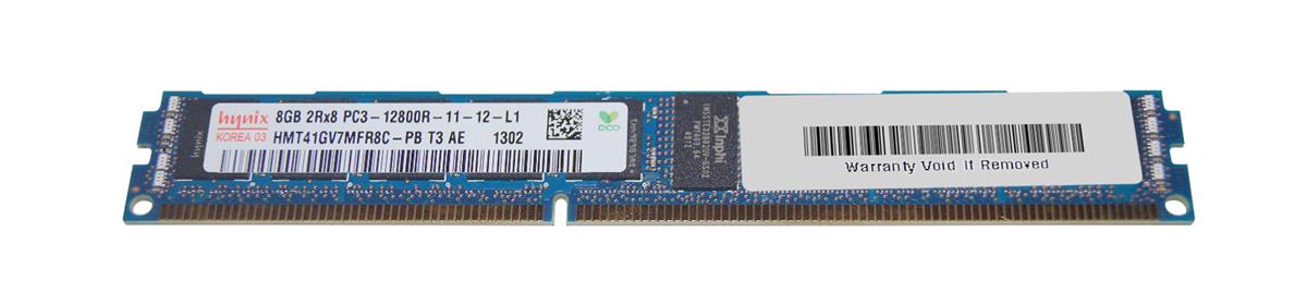 HMT41GV7MFR8C-PB-T3-AE Hynix 8GB PC3-12800 DDR3-1600MHz ECC Registered CL11 240-Pin DIMM Very Low Profile (VLP) Dual Rank Memory Module
