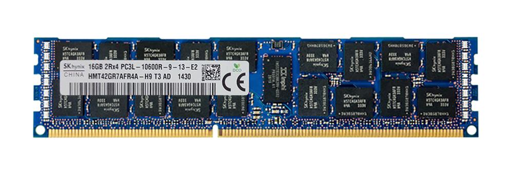 HMT42GR7AFR4A-H9T3-AD Hynix 16GB PC3-10600 DDR3-1333MHz ECC Registered CL9 240-Pin DIMM 1.35V Low Voltage Dual Rank Memory Module