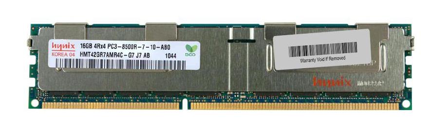 HMT42GR7AMR4C-G7J7-AB Hynix 16GB PC3-8500 DDR3-1066MHz ECC Registered CL7 240-Pin DIMM Quad Rank Memory Module