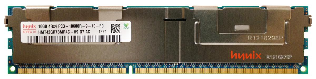 HMT42GR7BMR4C-H9 Hynix 16GB PC3-10600 DDR3-1333MHz ECC Registered CL9 240-Pin DIMM Quad Rank Memory Module