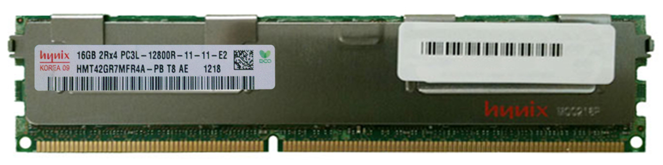 HMT42GR7MFR4A-PBT8-AE Hynix 16GB PC3-12800 DDR3-1600MHz ECC Registered CL11 240-Pin DIMM 1.35V Low Voltage Dual Rank Memory Module