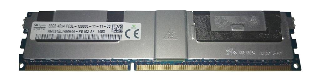 HMT84GL7AMR4A-PBM2-AF Hynix 32GB PC3-12800 DDR3-1600MHz ECC Registered CL11 240-Pin Load Reduced DIMM 1.35V Low Voltage Quad Rank Memory Module