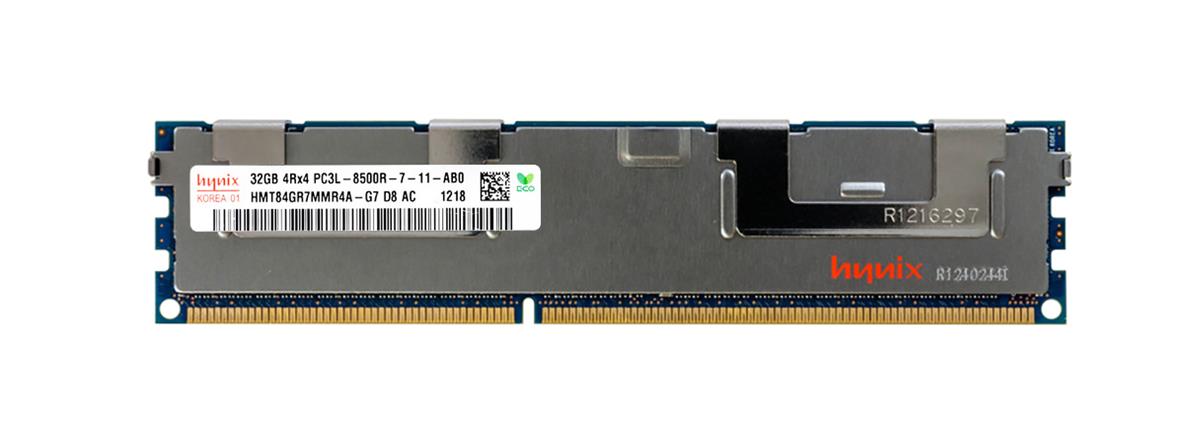 HMT84GR7MMR4A-G7 Hynix 32GB PC3-8500 DDR3-1066MHz ECC Registered CL7 240-Pin DIMM 1.35V Low Voltage Quad Rank Memory Module