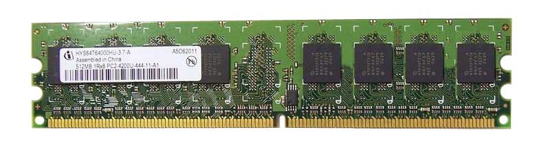 3D-52D252N647-512M 512MB Module DDR2 PC2-4200 CL=4 Unbuffered NON-ECC DDR2-533 1.8V 64Meg x 64 for Acer Veriton 5700GX Series n/a