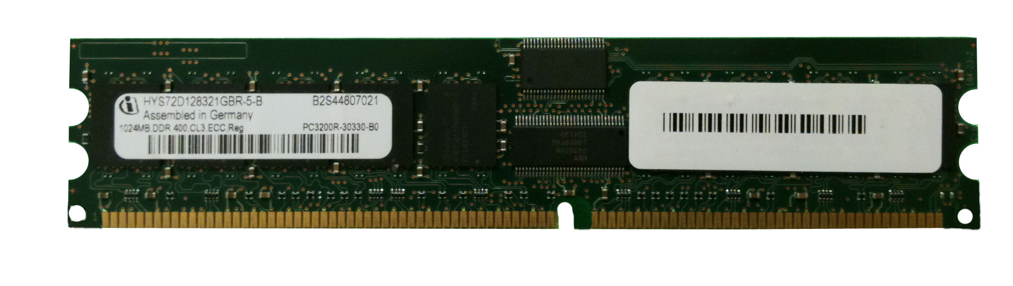 3D-67D139R3-1G 1GB Module DDR PC3200 CL=3 Registered ECC DDR400 2.6V 128Meg x 72 Dual Rank for Tyan Thunder K8QW (S4881) n/a