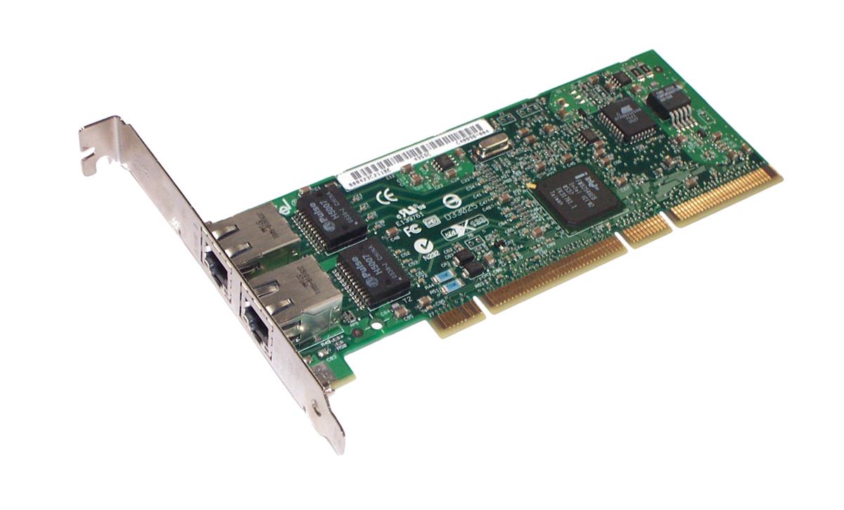 J1679 Dell PRO/1000 MT Dual-Ports 1Gbps PCI-X Gigabit Ethernet Server Network Adapter