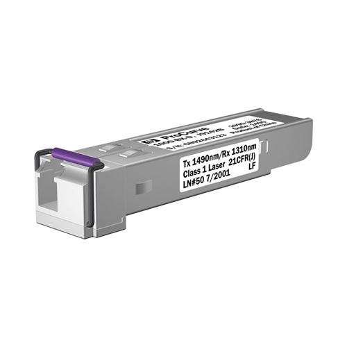 J9142-61001 HP ProCurve X112 1Gbps 1000Base-BX-D Single-mode Fiber 20km 1490nmTx/1310nmRx LC Connector SFP Transceiver Module