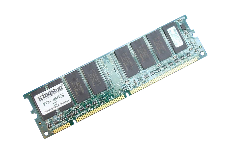 KTA-G4/128 Kingston 128MB PC100 100MHz non-ECC Unbuffered CL3 168-Pin DIMM Memory Module for Apple M8201LL/A