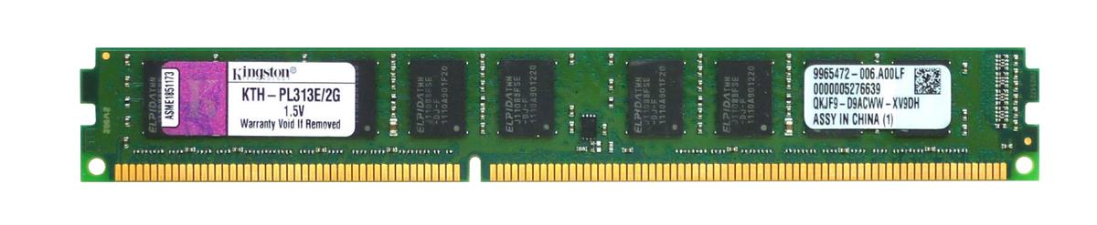 KTH-PL313E/2G Kingston 2GB PC3-10600 DDR3-1333MHz ECC Unbuffered CL9 240-Pin DIMM Dual Rank Memory Module for HP/Compaq