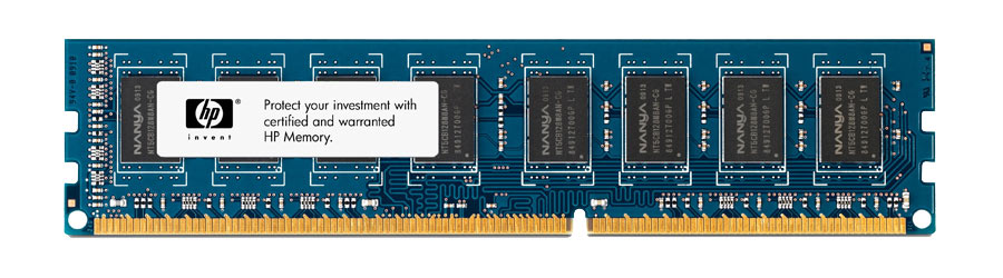 KX744-69001 HP 2GB PC3-8500 DDR3-1066MHz non-ECC Unbuffered CL7 240-Pin DIMM Dual Rank Memory Module