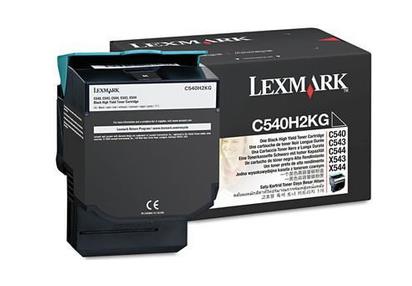 LEXC540H2KG Lexmark Black High Yield Toner Cartridge