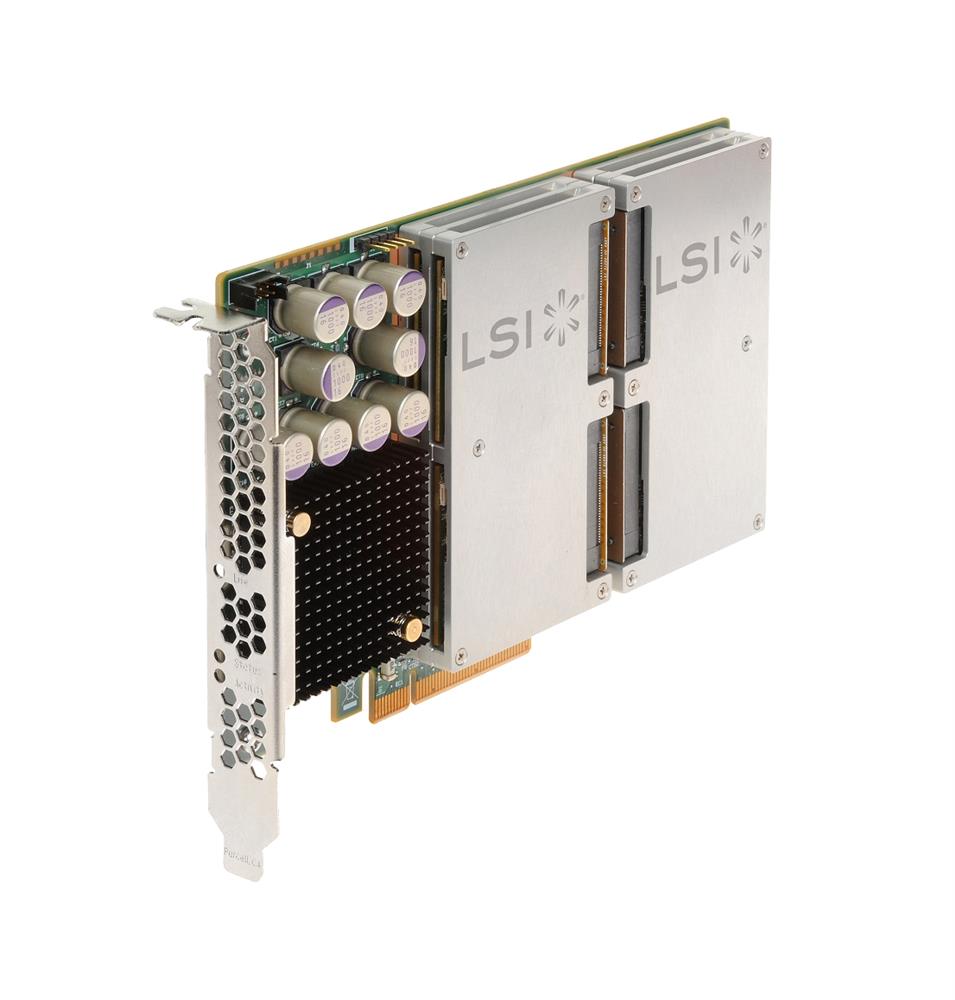 LSI00429 LSI Nytro WarpDrive BFH6-1200 1.2TB eMLC PCI Express 3.0 x8 FH-HL Add-in Card Solid State Drive (SSD)