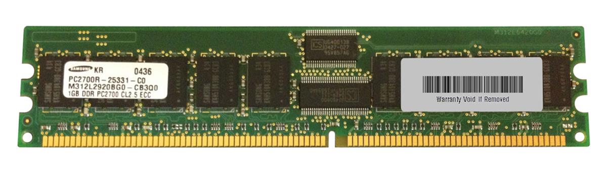 M4L-PC1333S4R25-1G M4L Certified 1GB 333MHz DDR PC2700 Reg ECC CL2.5 184-Pin Single Rank x4 DIMM