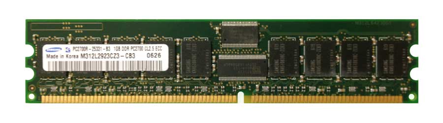 M4L-PC1333RD12825D-1G M4L Certified 1GB 333MHz DDR PC2700 Reg ECC CL2.5 184-Pin Dual Rank x8 DIMM
